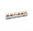 MCB busbar 10mm2, 3 phase, fork type, 106mm, 6 modules